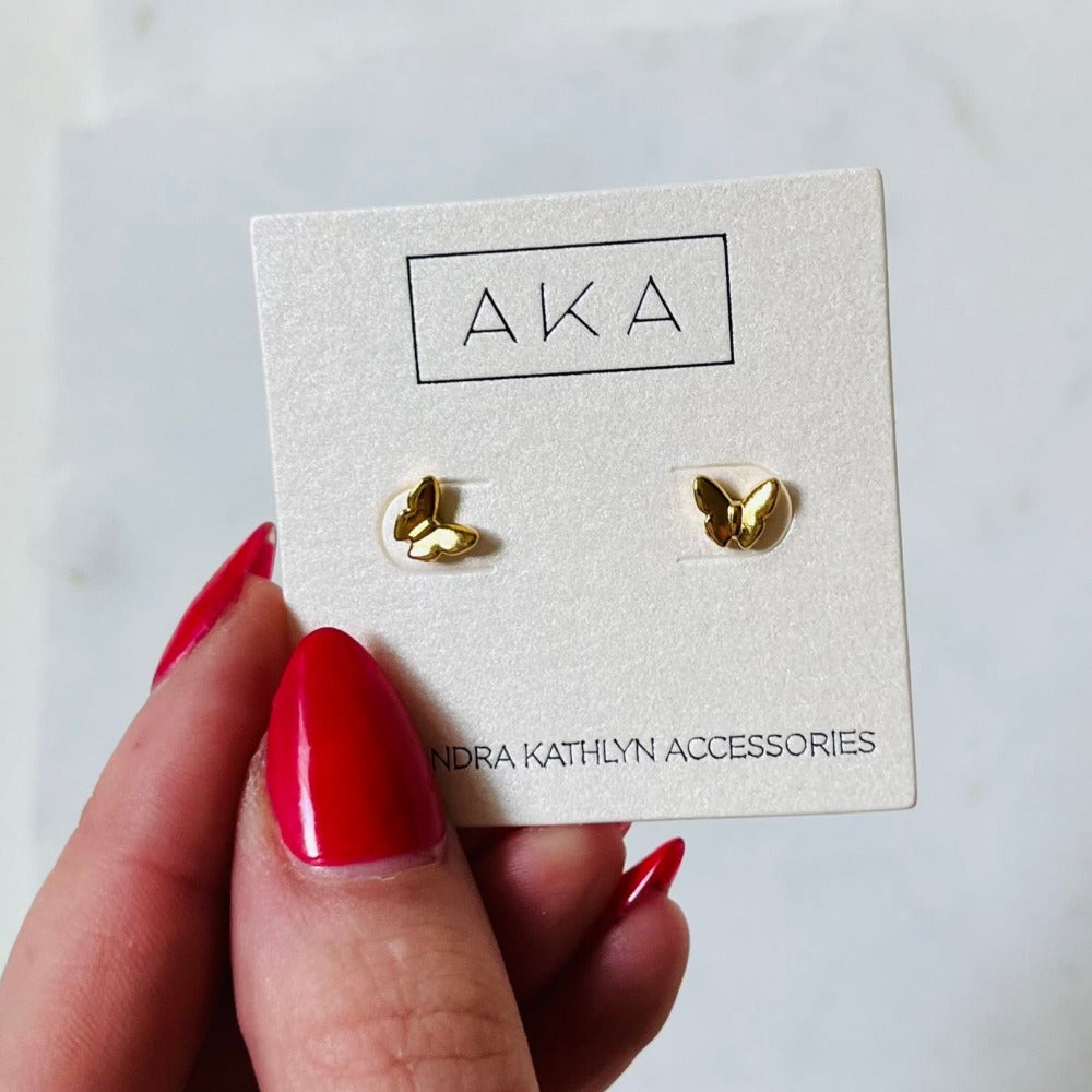AMARA | Butterfly Stud Earrings