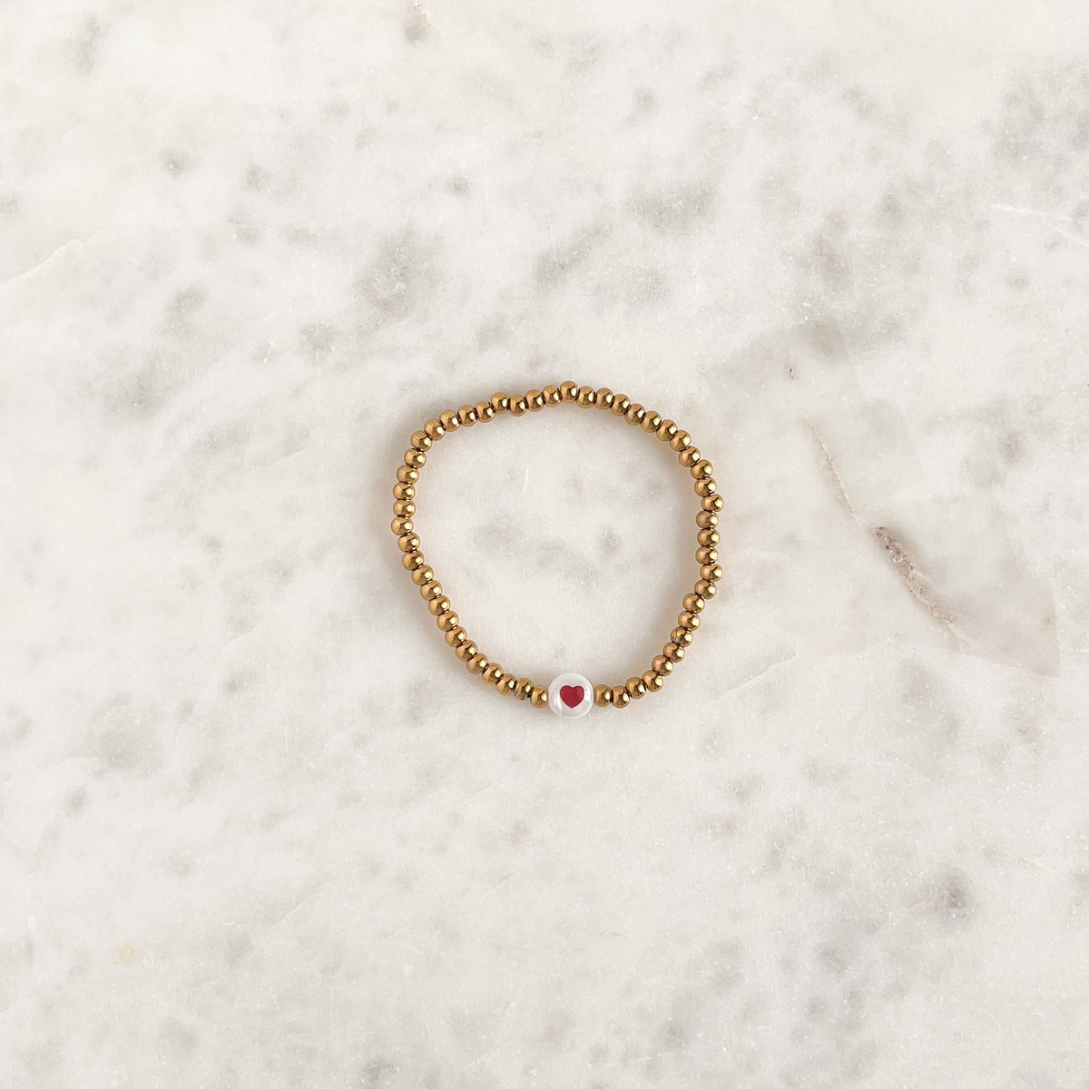 ELLE | Shimmer Heart Beaded Bracelet