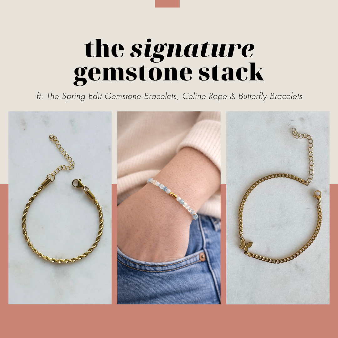 The Signature Gemstone Bracelet Stack