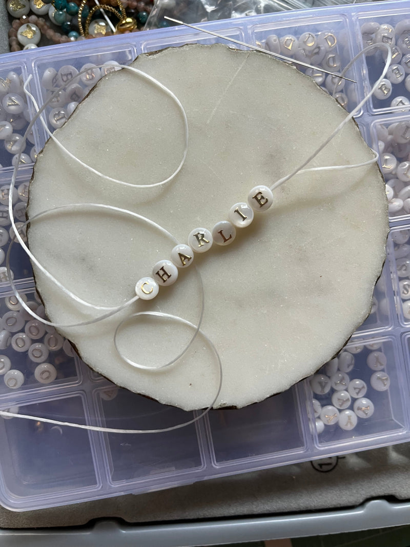 Word of the Year Intention Bracelet - Customizable