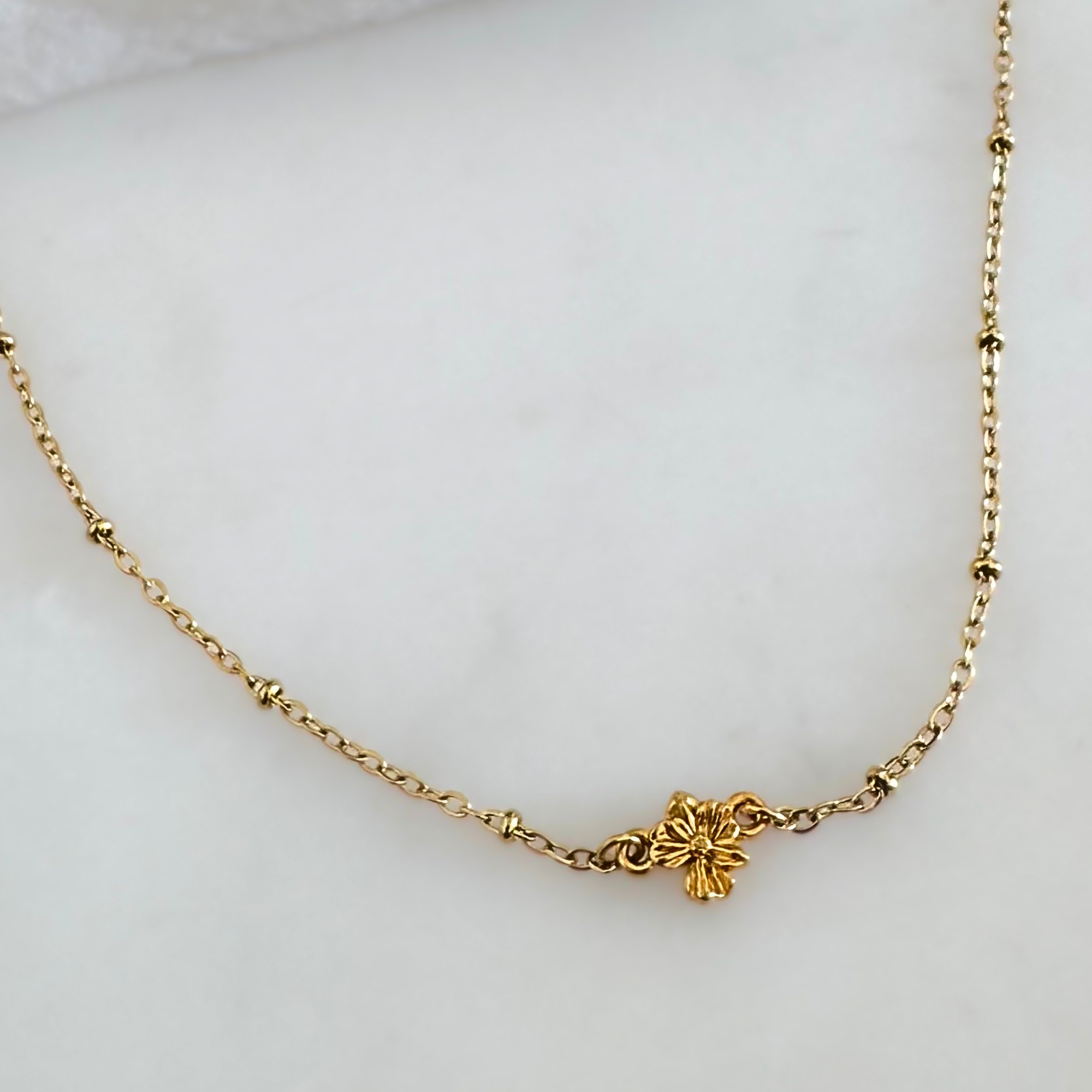 Floral Charm Necklace