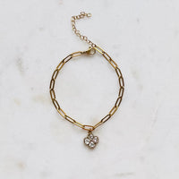 Lucky Charm Four Leaf Clover Bracelet