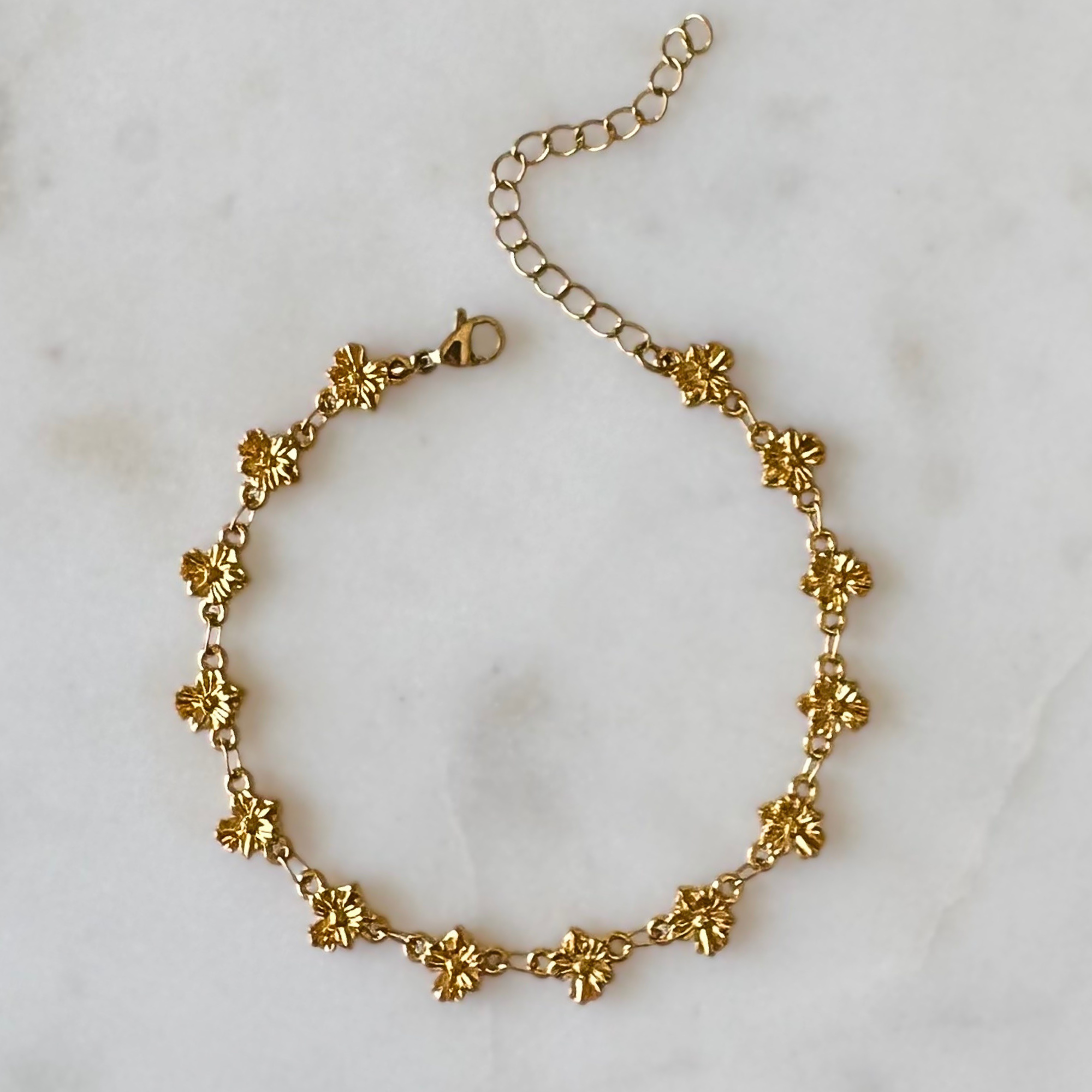 Floral Chain Bracelet