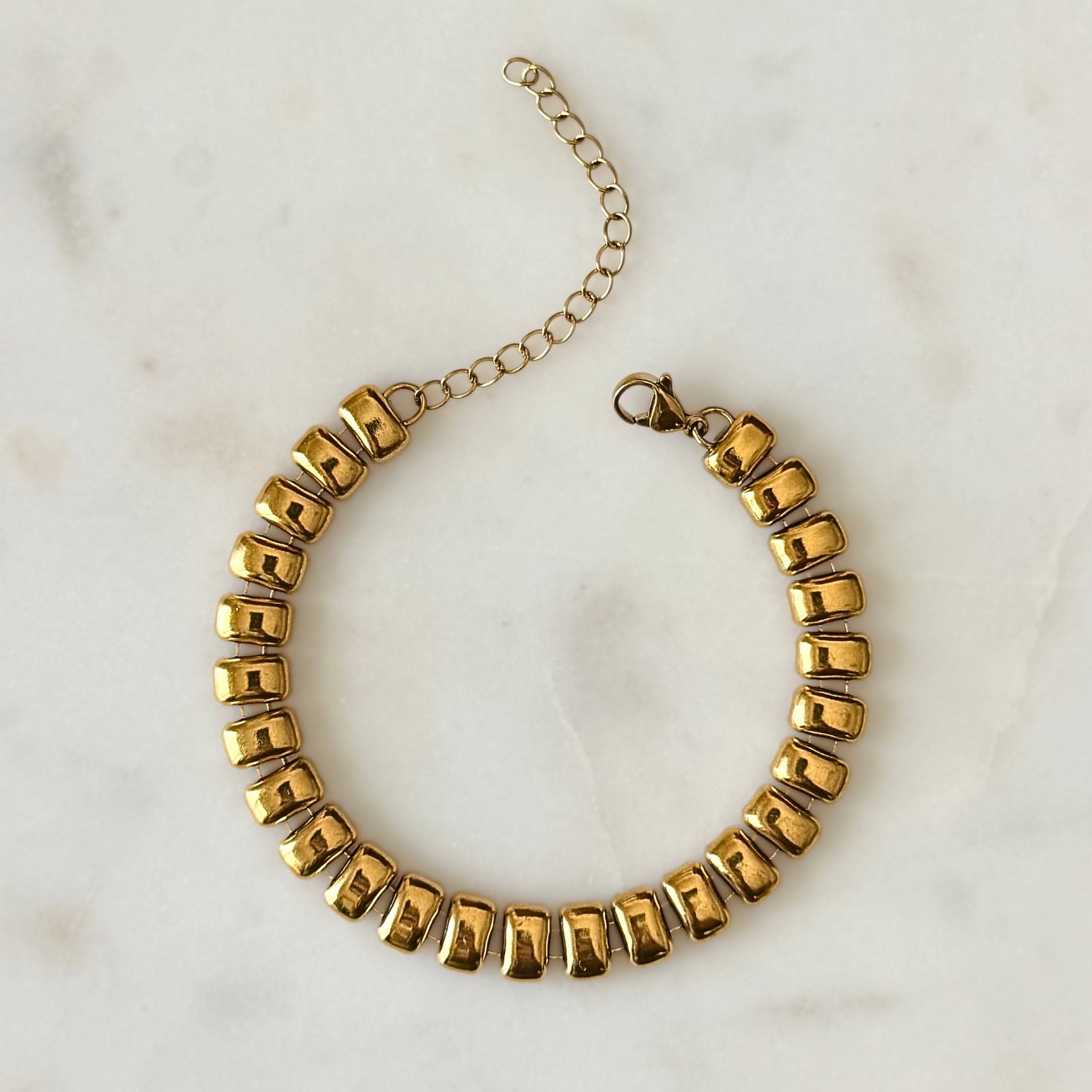 Rectangle Link Bracelet