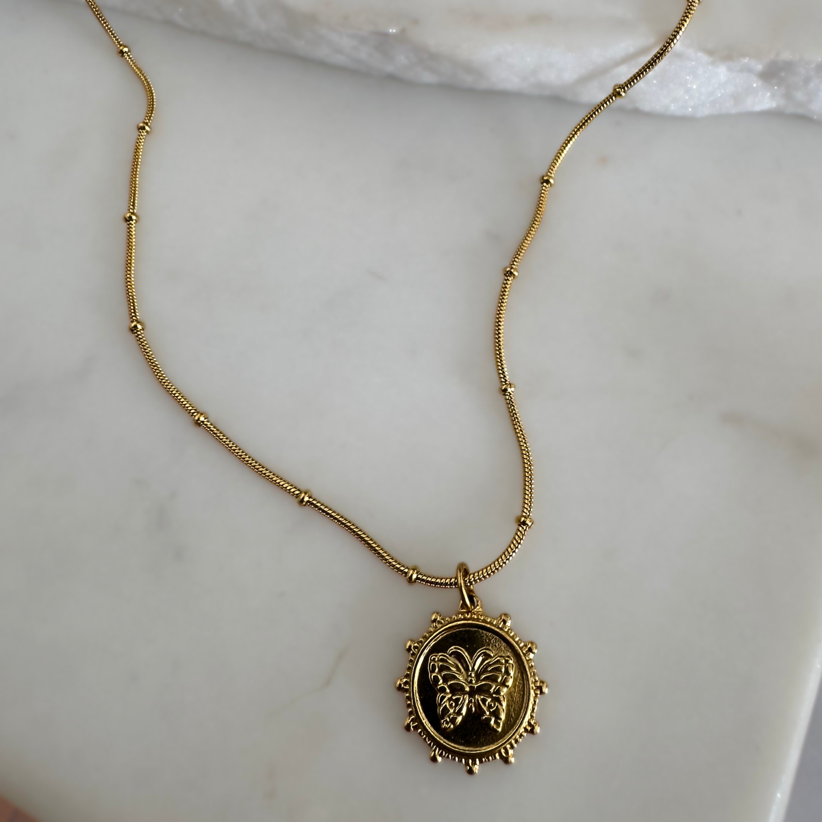 Butterfly Pendant Necklace