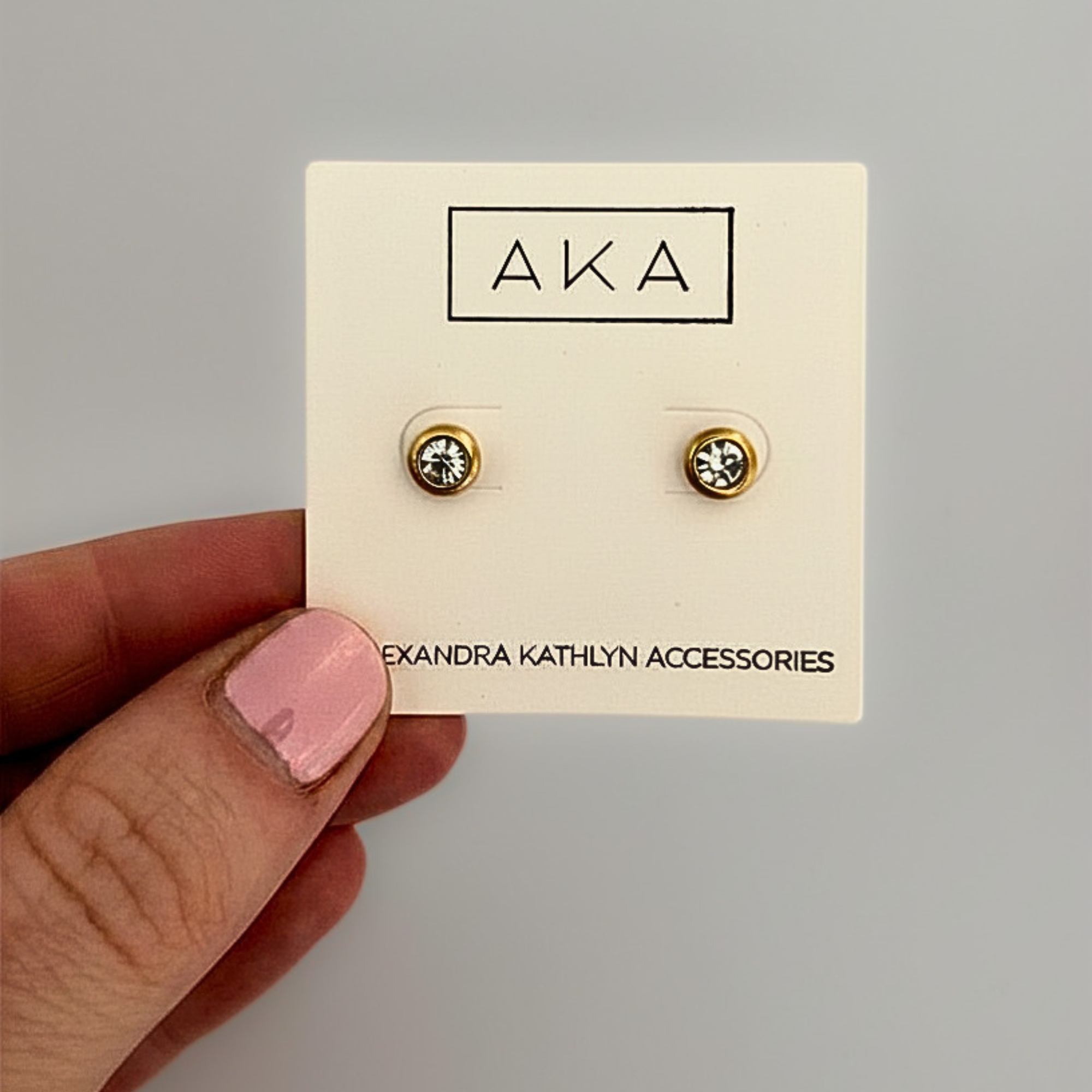 Everyday Crystal Stud Earrings
