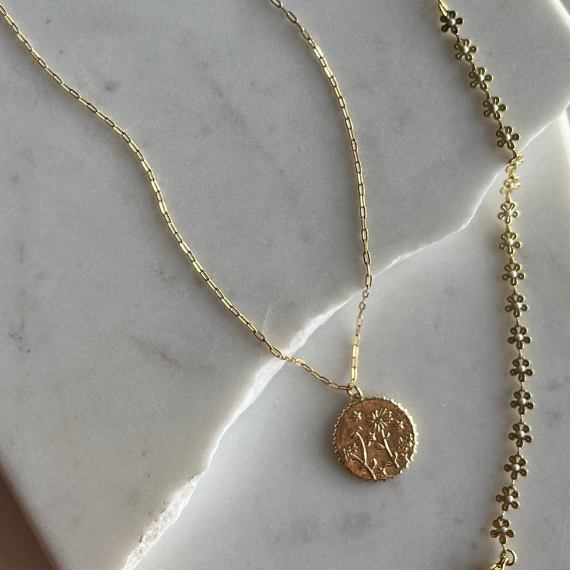 POSY | Wildflower Medallion Necklace