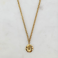 Bold Flower Pendant Necklace