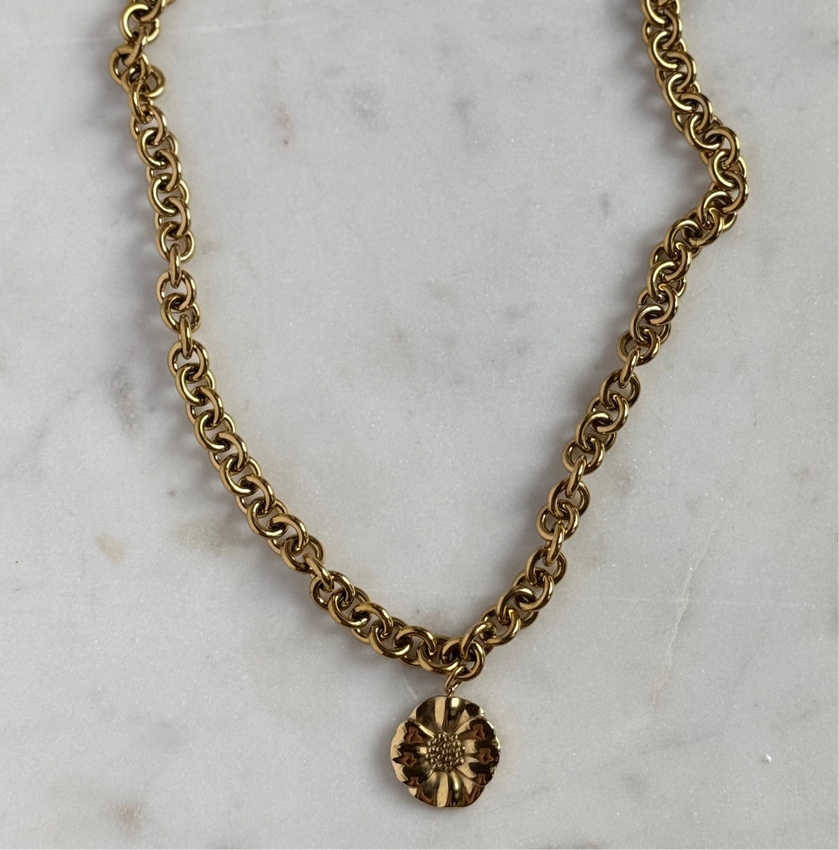 Flower Statement Necklace