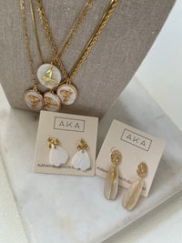 LIRIO | Petal Shell Dangle Earrings