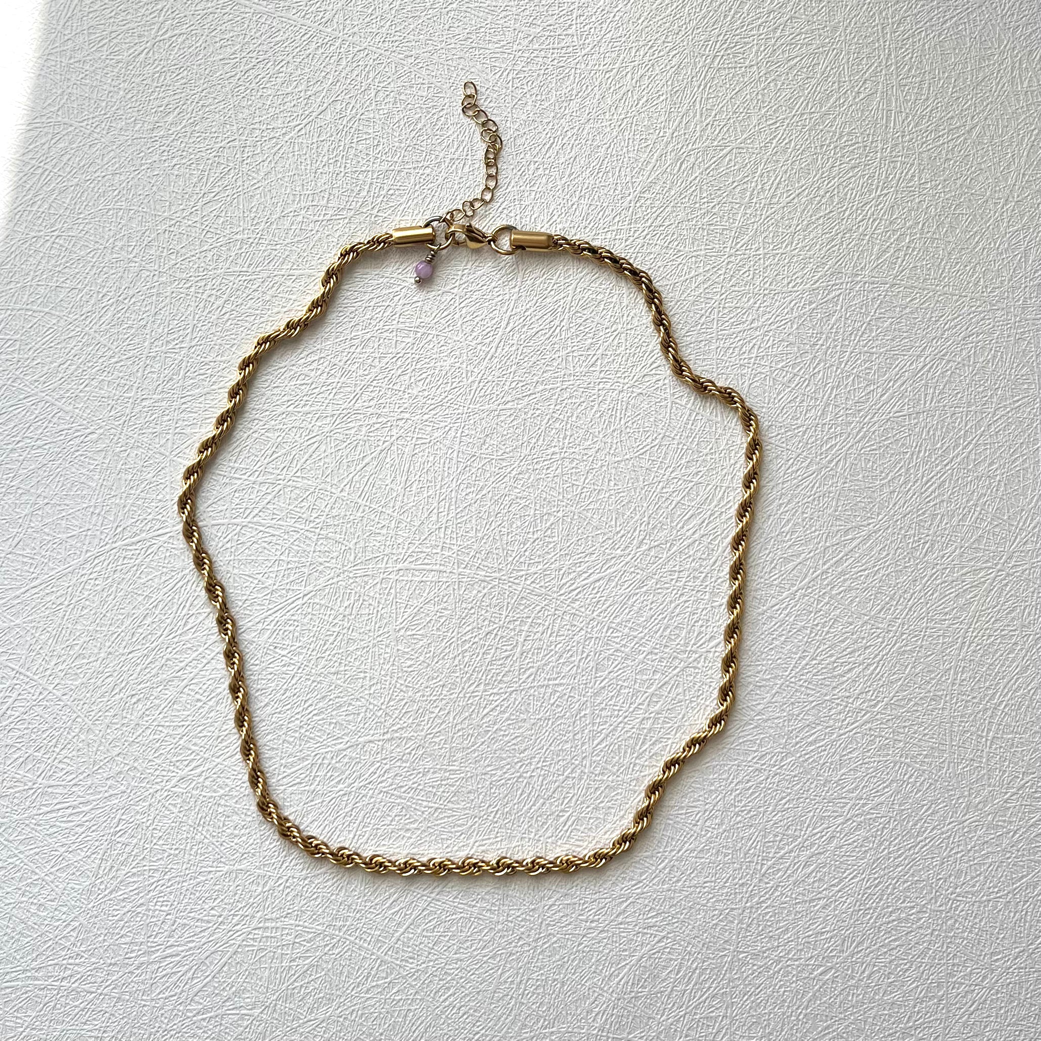 CELINE | 4mm Rope Chain Necklace