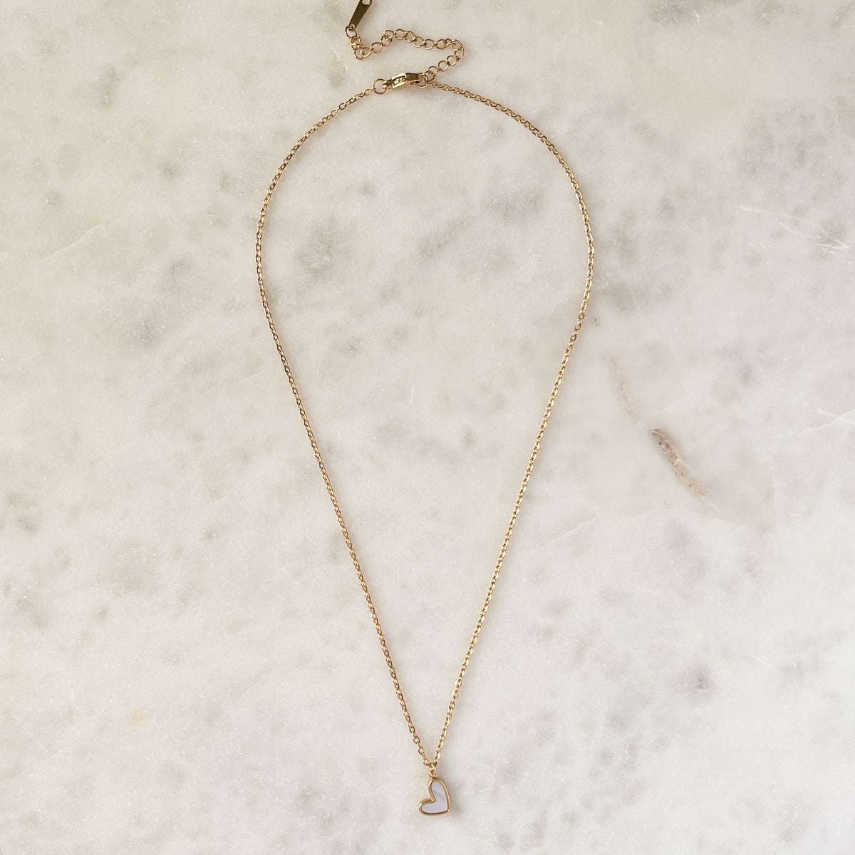 MILA | Mini Shell Heart Necklace