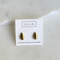 Anya | Golden Drop Earrings