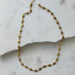 Lila Heart Chain Necklace