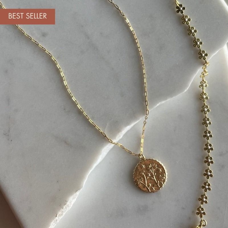 POSY | Wildflower Medallion Necklace