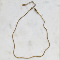 RILEY | Square Box Chain Necklace