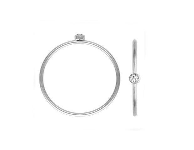 Sterling Silver Birthstone Stacking Rings [PRE ORDER]