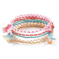 Colourful Braided Cotton Bracelets