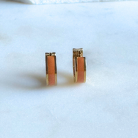 Colourful Huggie Hoop Earrings