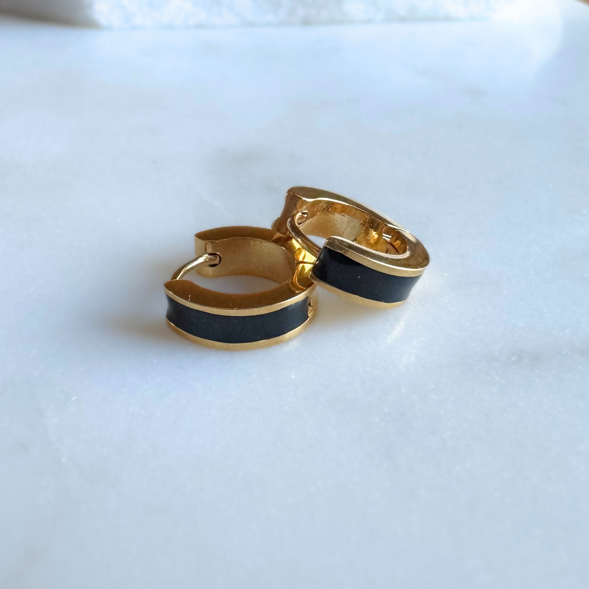 Colourful Huggie Hoop Earrings