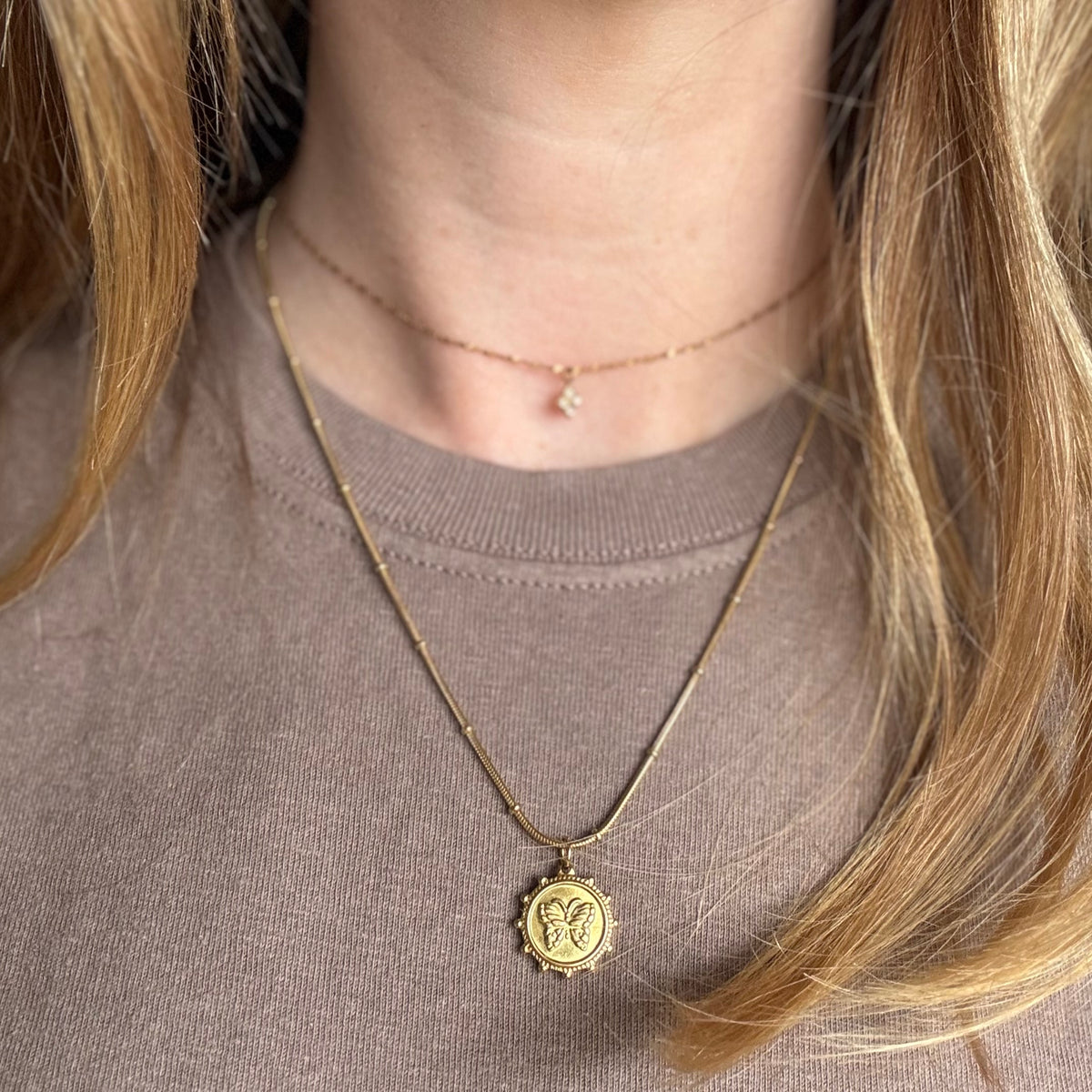 Butterfly Pendant Necklace