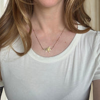 Dragonfly Asymmetrical Necklace