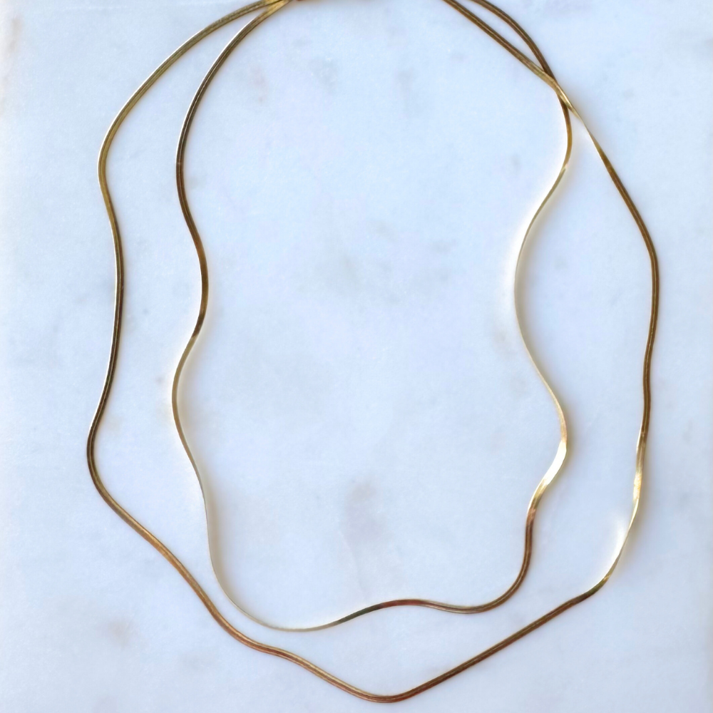 EVERLY | Multi-Strand Herringbone Necklace