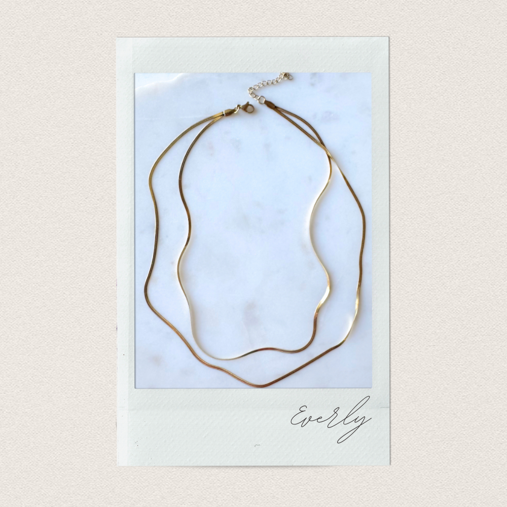 EVERLY | Multi-Strand Herringbone Necklace