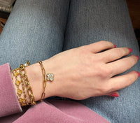 Lucky Charm Four Leaf Clover Bracelet