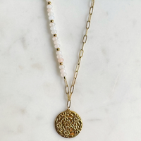 Flora Aventurine Statement Necklace [one of a kind]