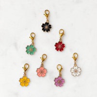 Flower Charms / Zipper Pulls