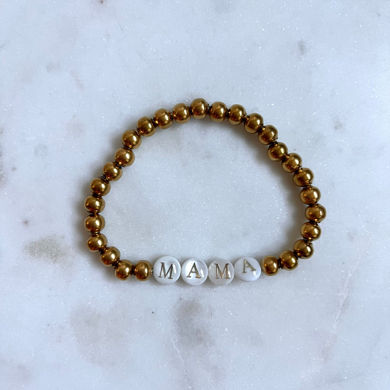 MAMA Beaded Bracelet - Large [PRE ORDER]