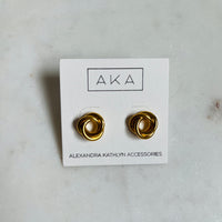 LEVI | Interlocking Rings Stud Earrings