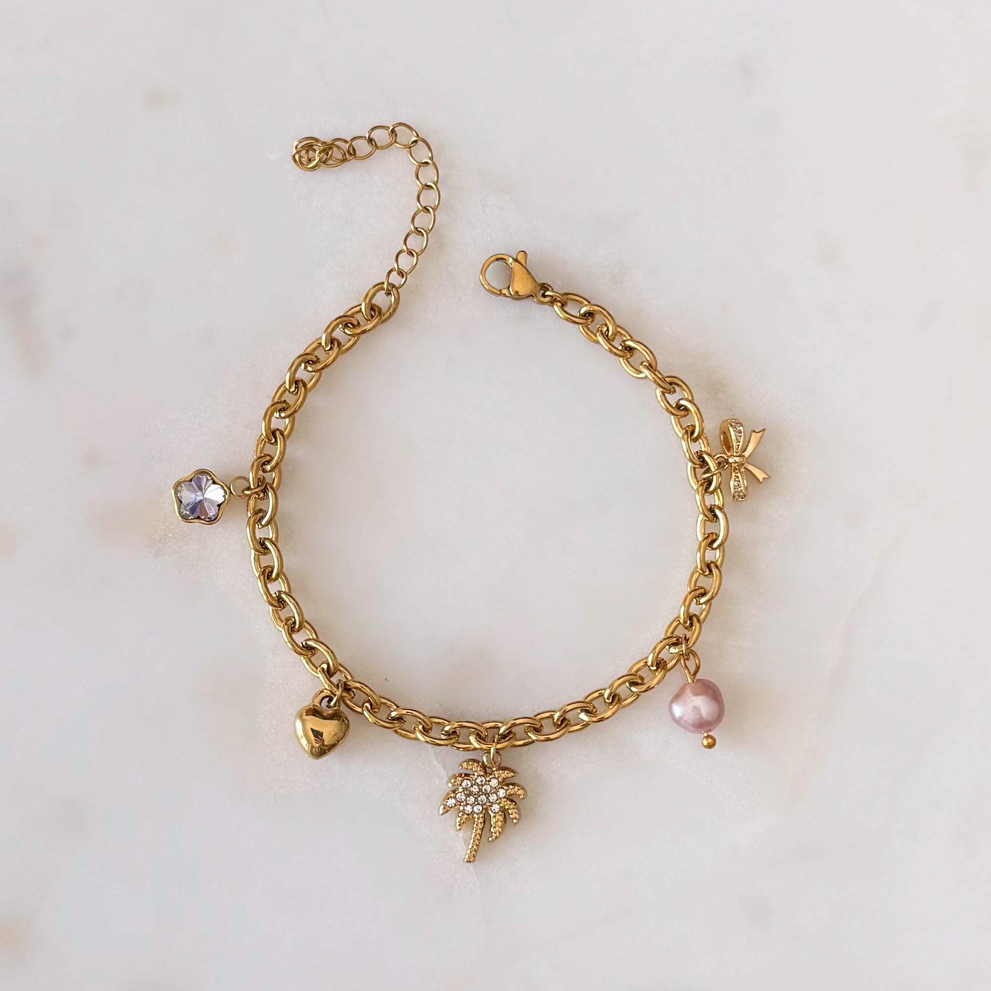 Golden Daydream Charm Bracelet | One of a Kind Charm Bracelet