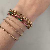 GREY | Textured Link Bracelet