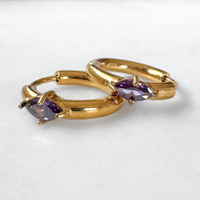 HOLLIS | CZ Star Huggie