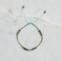 Adjustable Gemstone Bracelet