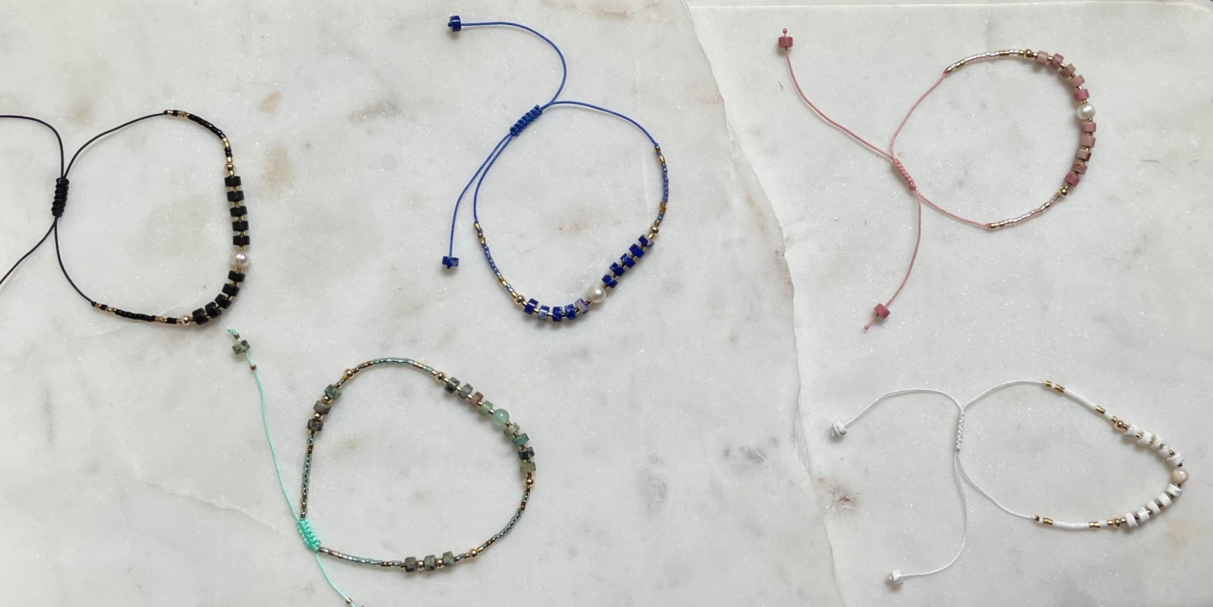 Adjustable Gemstone Bracelet