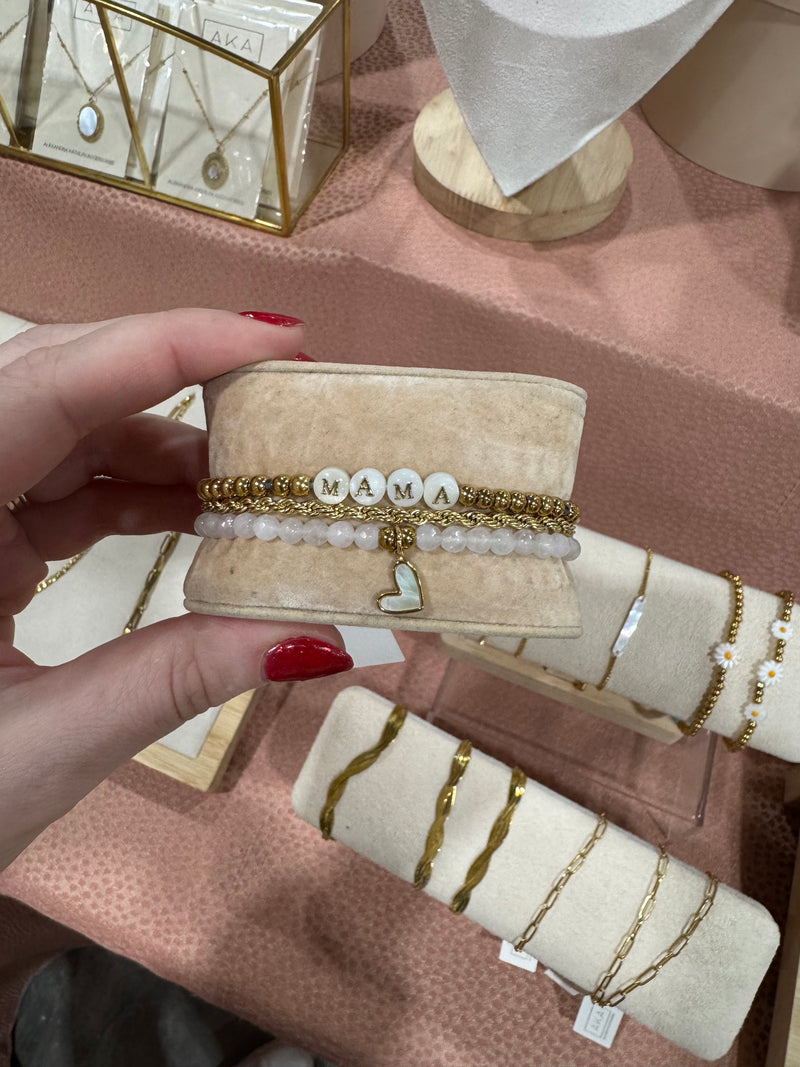 Mama Bracelet Bundle - Gold