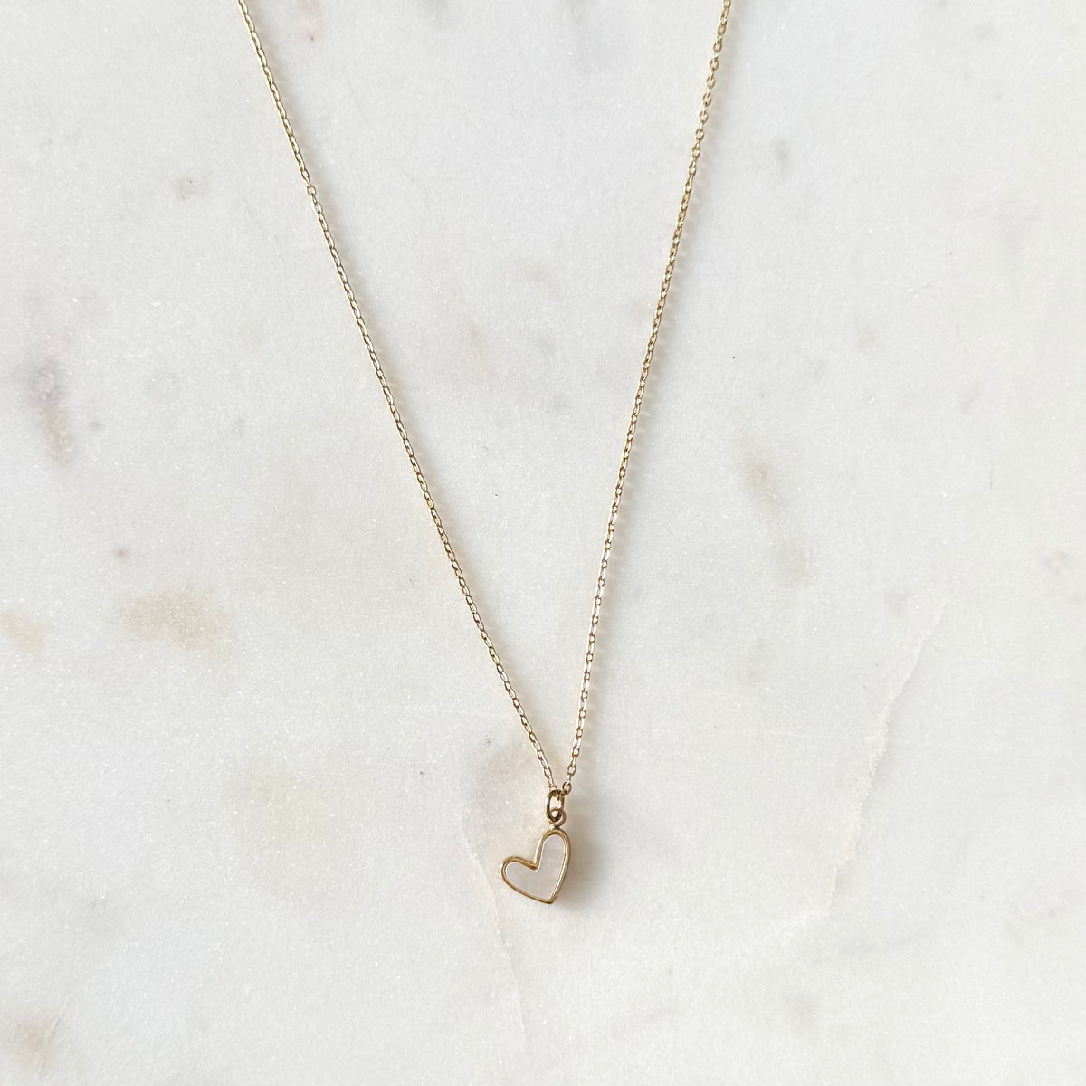 MILA | Mini Shell Heart Necklace