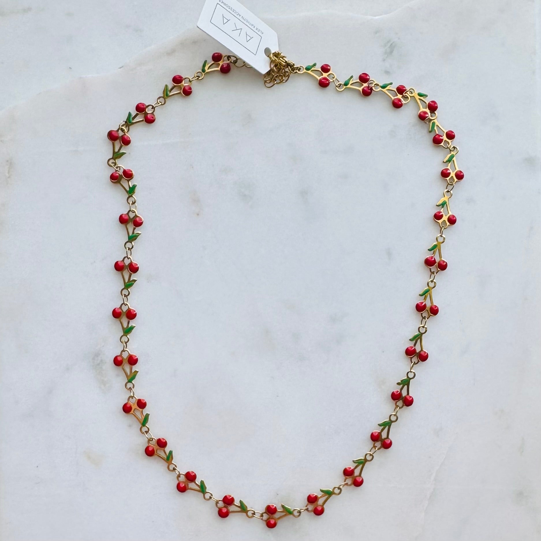 Cherry Chain Necklace