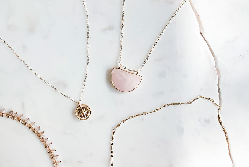 The Navigator Compass Necklaces by Alex Kathlyn Accessories