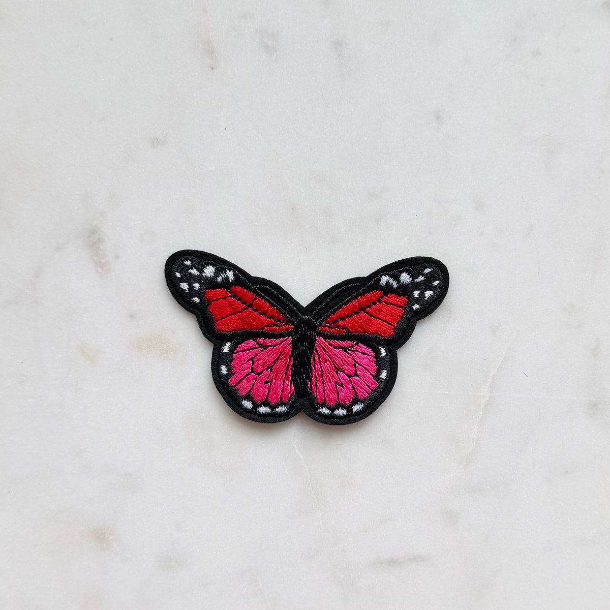 Butterfly Iron-On Patch | Embroidered Butterfly Patch