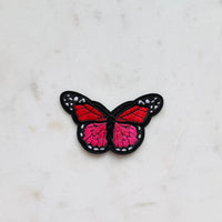Butterfly Iron-On Patch | Embroidered Butterfly Patch