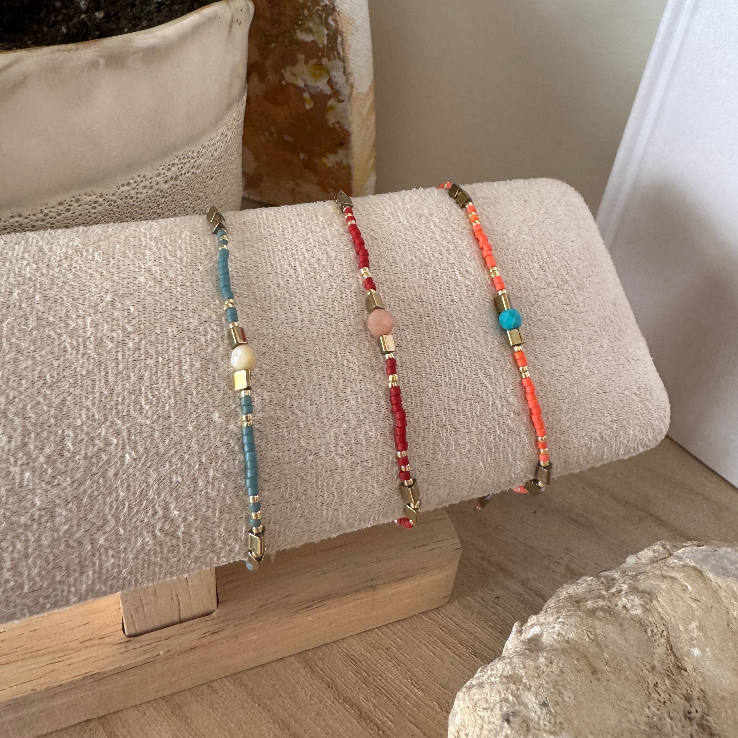 Adjustable Gemstone Bracelet