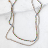 Iris | Rhinestone Chain Necklace (Classic or Colourful)