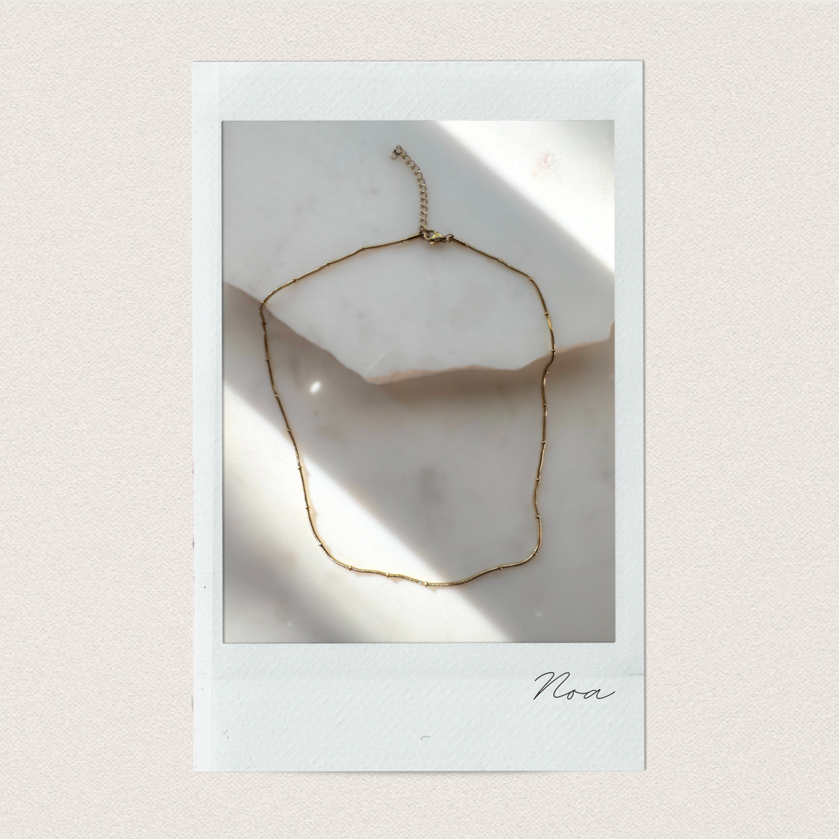 Noa | Fine Snake Satellite Necklace