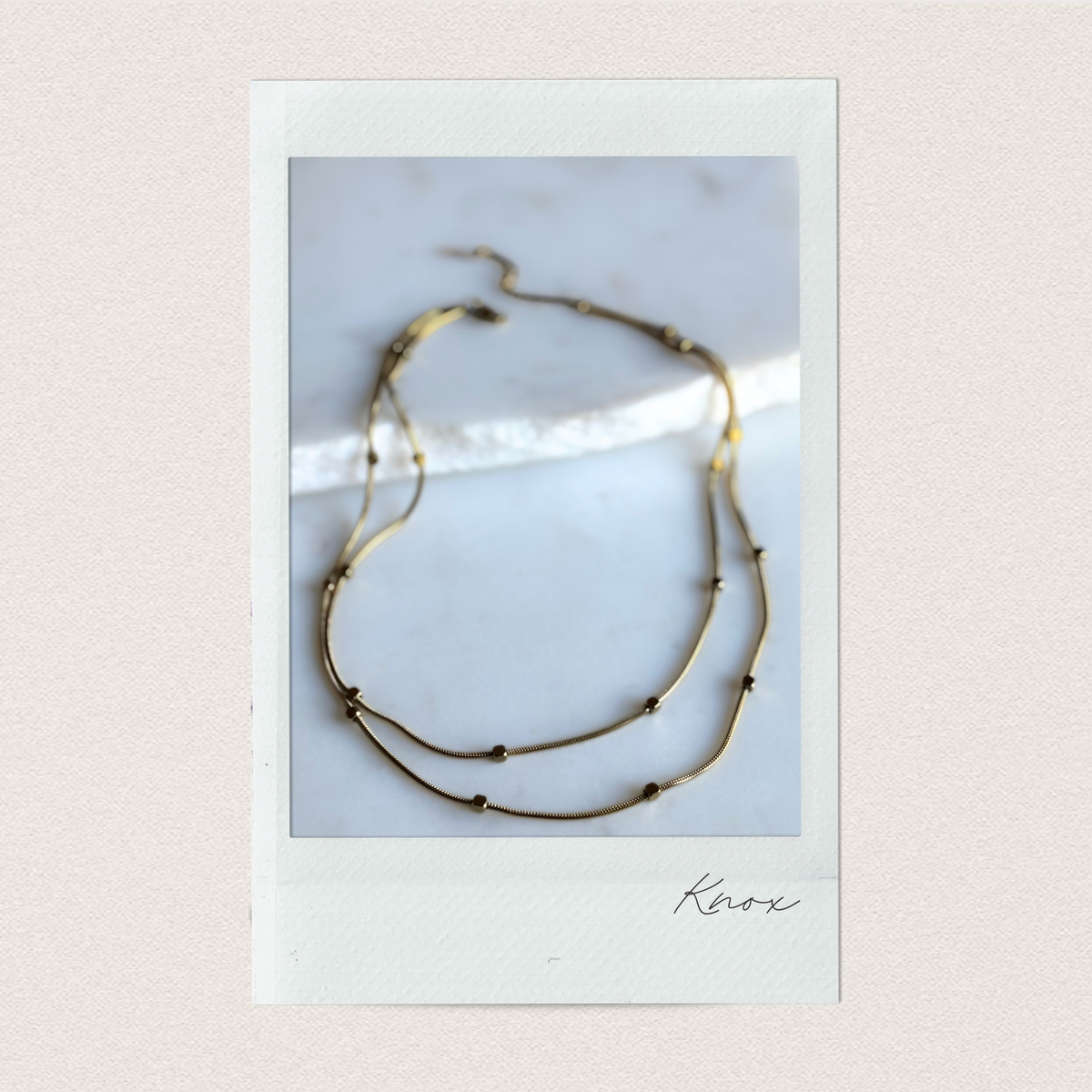 KNOX | Double Layer Snake Chain