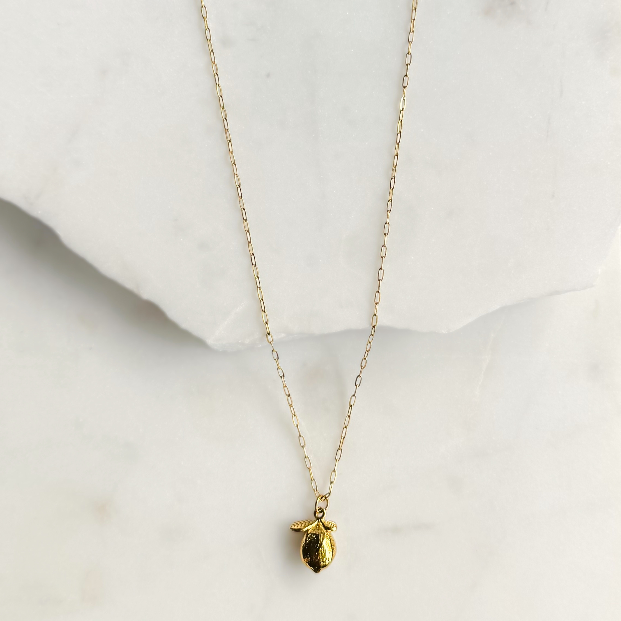 Lemon Pendant Necklace - Alexandra Kathlyn Accessories - shop aka - alex kathlyn 