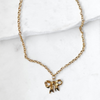 LOTTIE | Gold Bow Statement Necklace